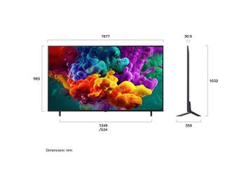 Lg - MINI-LED 70-79 Ultra HD 4K TV - 75 inch, Audio, Tv en Foto, Verzenden, Nieuw, 100 cm of meer, 4k (UHD)