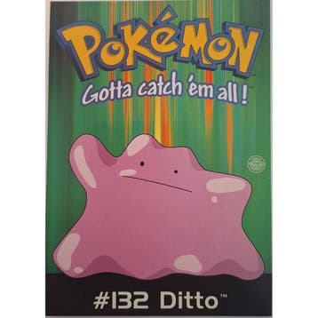 Ditto Postcard (2000) – Pokémon × Nintendo, Ophalen of Verzenden, Nieuw