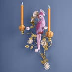 WERNS - Kaars wandlamp - XL 55 cm kaarsenwandlamp papegaai,