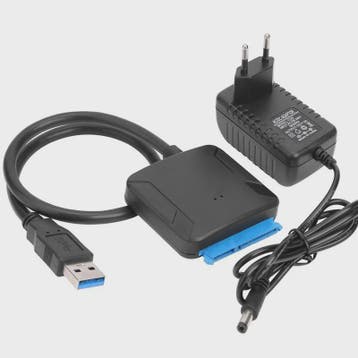 SATA naar USB 3.0 Adapter Kabel voor 3.5/2.5 inch HDD/SSD -, Verzenden, Nieuw