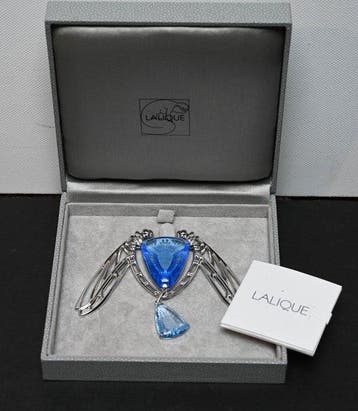 René Lalique - zilvergeplateerd - Broche