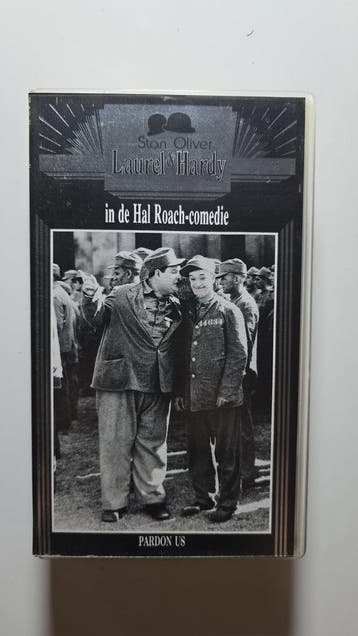 LAUREL & HARDY PARDON US (VHS), Cd's en Dvd's, VHS | Film, Verzenden, Gebruikt