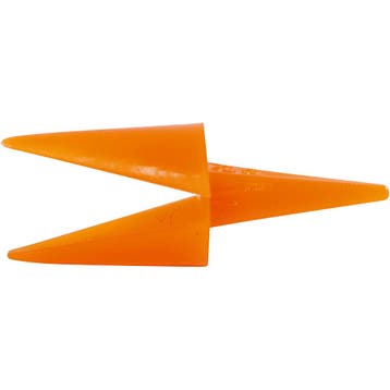 Kippen snavels, L: 30 mm, oranje, 50 stuk/ 1 doos, Nieuw