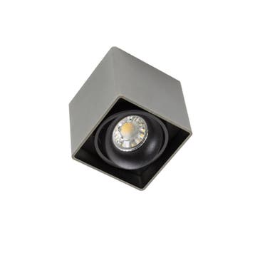 Bjorn 1 Opbouwspot Gun Metal Binnenverlichting Spots opbouw, Verzenden, Nieuw, Plafondspot of Wandspot