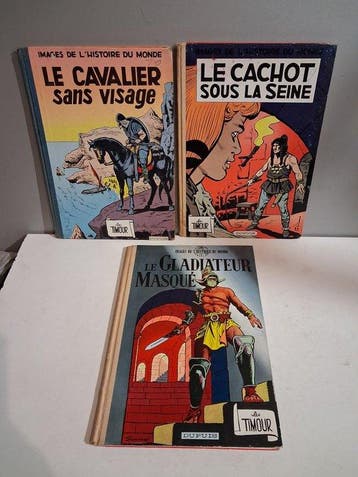 Les Timour - 3x C - 3 Album - Eerste druk - 1959/1961, Boeken, Nieuw