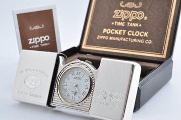 Zippo - Time Tank Pocket Clock Original Box - Zonder, Nieuw