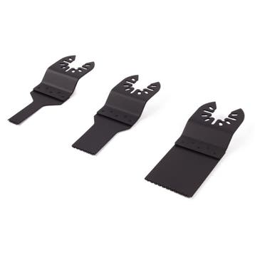 Hofftech Multitool zaagblad set - 3-delig - veelzijdig -..., Doe-het-zelf en Verbouw, Gereedschap | Slijpmachines, Ophalen of Verzenden