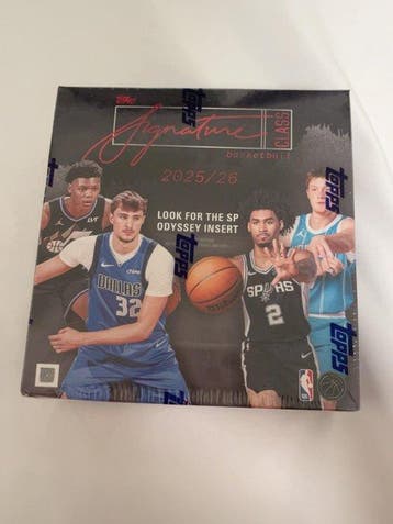 2025/26 Topps NBA Signature Class - 1 Sealed box - Good (GD), Nieuw
