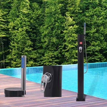 vidaXL Solar douche 8 L PVC staal, Verzenden, Nieuw