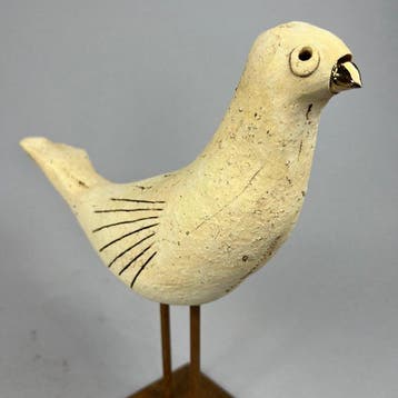 Ewa Budzowska - The bird- big- (with 24carat gold)