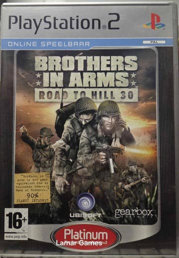 Brothers in Arms Road to Hill 30 platinum (ps2 used game), Ophalen of Verzenden, Zo goed als nieuw