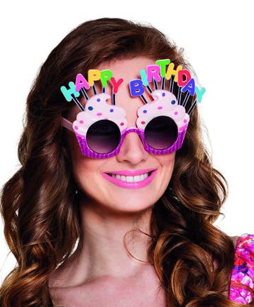 Party bril Happy Birthday, Ophalen of Verzenden, Nieuw