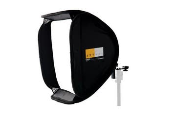 Lastolite Ezybox Hotshoe 54 x 54cm + Bracket, Ophalen of Verzenden, Zo goed als nieuw, Lastolite