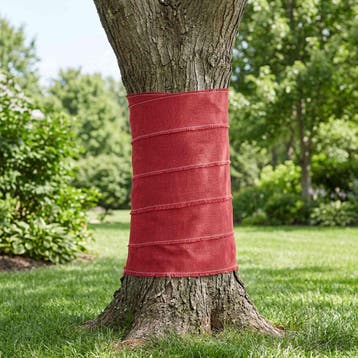 vidaXL Jute Rol 100 x 2500 cm Rood, Verzenden, Nieuw