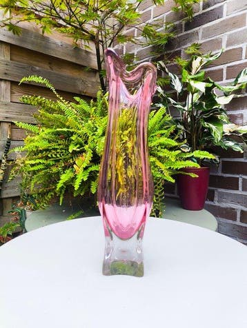 Vaas - Kristal - Boheemse stijl kunstglas