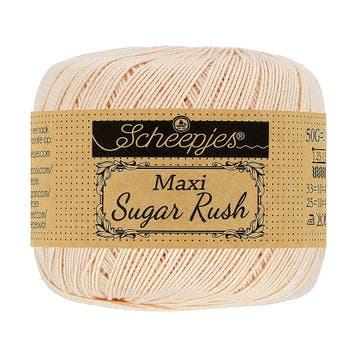 Scheepjes Maxi Sugar Rush - 255 nude - Katoen Garen, Ophalen of Verzenden, Nieuw