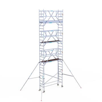 Rolsteiger Professional 75x250 9,2m werkhoogte vrijstaand, Verzenden, Nieuw, Rolsteiger of Kamersteiger, 5 meter of hoger