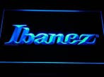 Ibanez neon bord lamp LED  verlichting reclame lichtbak, Verzamelen, Merken en Reclamevoorwerpen, Verzenden, Nieuw