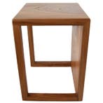 Haaks Hout - Saskia Bakker, Meubelmaker - Bijzettafel - Hoog