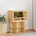 vidaXL Terrarium Bruin 80 x 50 x 50 cm OSB, Verzenden, Nieuw