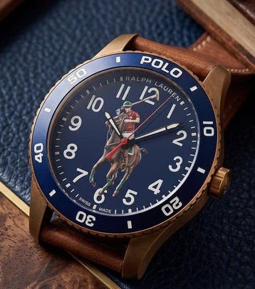 Ralph Lauren - The Polo Watch Automatic Bronze -, Nieuw
