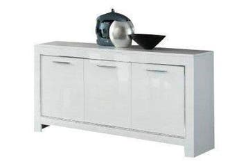 Dressoir Marknesse 3 Deurs Wit - dressoirs, Nieuw, Overige materialen