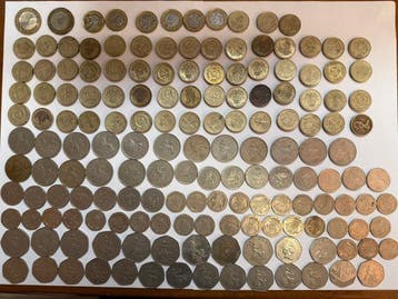 Verenigd Koninkrijk. Pound-Pence Lot 162 coins (Zonder