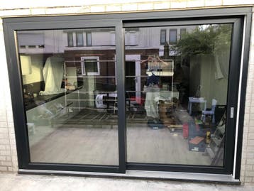 Gebruikte kunststof schuifpuien outlet - Direct leverbaar!, Kunststof, Ophalen of Verzenden, Zo goed als nieuw, Inclusief glas
