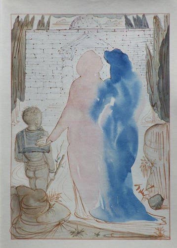 Salvador Dali (1904-1989) - Les pianos de lenfer