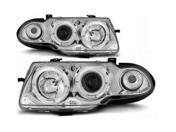 Angel Eyes koplampen Chrome geschikt voor Opel Astra F, Auto-onderdelen, Verlichting, Verzenden, Nieuw, Opel