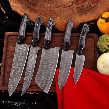 Highclasscrafts Handmade - Keukenmes - Chefs knife - Staal,