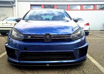 Voordiffuser VW Golf 6 VOOR R400 BUMPER Glans Zwart, Ophalen of Verzenden, Nieuw