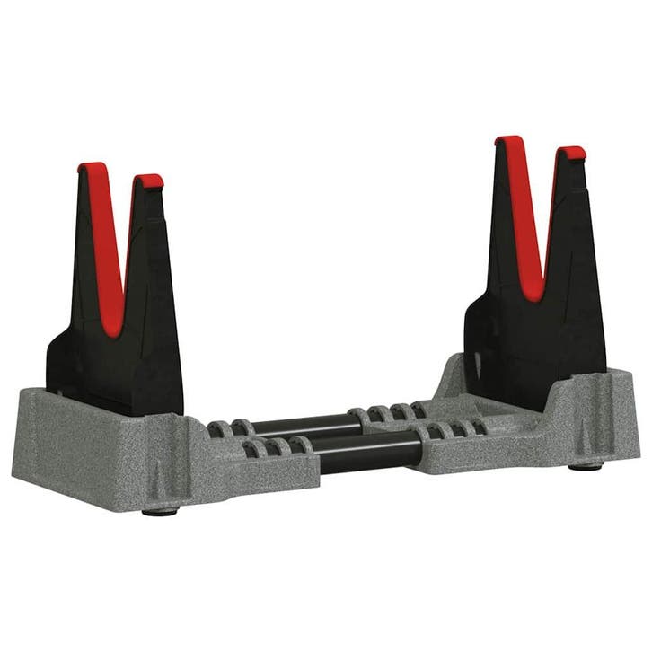 vidaXL Schietsteun Verstelbaar Grijs 46 x 14 x 19,5 cm, Sport en Fitness, Schietsport-accessoires, Nieuw, Verzenden