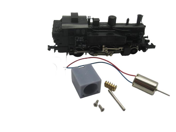 micromotor NF022G N ombouwset voor Fleischmann BR 80 (DB DR, Hobby en Vrije tijd, Modeltreinen | N-Spoor, Gelijkstroom, Overige typen