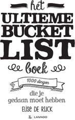 9789401469913 Bucketlist  -   Het ultieme Bucketlist Boek, Verzenden, Zo goed als nieuw, Elise de Rijck