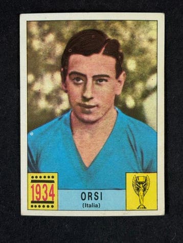 1970 Panini Mexico 70 World Cup, - History: Orsi 1934 - 1, Nieuw