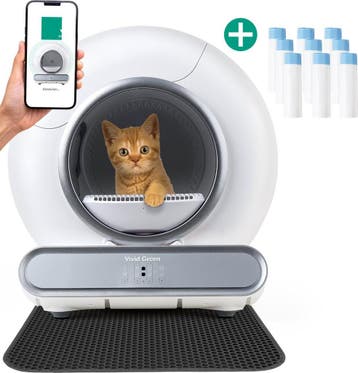 Automatische kattenbak -Zelfreinigende Kattenbak 65L, Verzenden, Nieuw