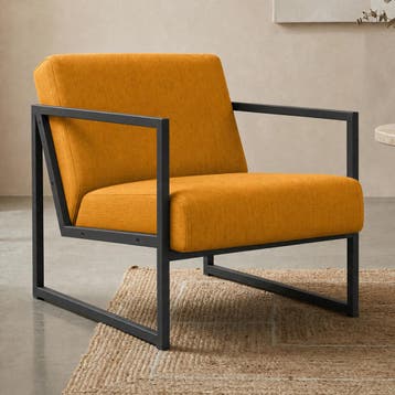 *WOONWINKEL* Innovation Living Vikko Arm Moderne Fauteuil Me, Verzenden, Nieuw, Stof