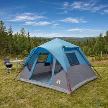 vidaXL Directe Tent Blauw 305 x 275 x 190 cm Polyester en, Verzenden, Nieuw, Tot en met 2