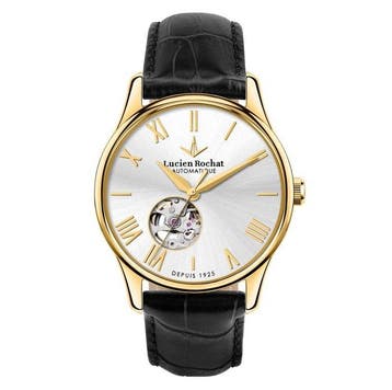 Lucien Rochat - Automatic - Sapphire - Open Heart - Gold -, Sieraden, Tassen en Uiterlijk, Horloges | Heren, Nieuw
