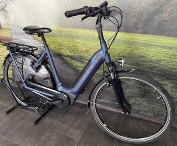 Gazelle Grenoble C7+ Elektrische Damesfiets - Middenmotor, Ophalen of Verzenden, Zo goed als nieuw, 50 km per accu of meer, 55 tot 59 cm