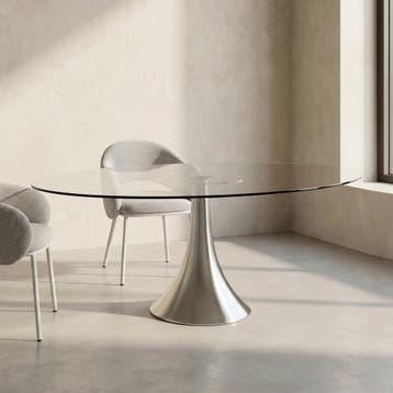 *WOONWINKEL* Kare Design Grande Possibilita Glazen Eettafel, Huis en Inrichting, Tafels | Eettafels, Verzenden, Nieuw