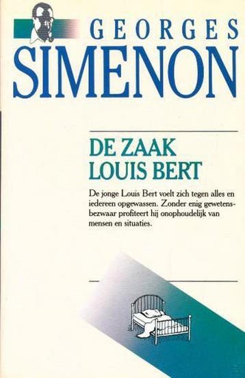 De zaak Louis Bert / Georges Simenon / 3 - Georges Simenon, Verzenden, Gelezen, Georges Simenon