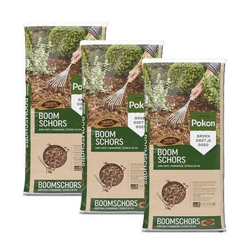 Boomschors | Pokon | 180 liter (Natuurlijk, 15-40 mm), Verzenden
