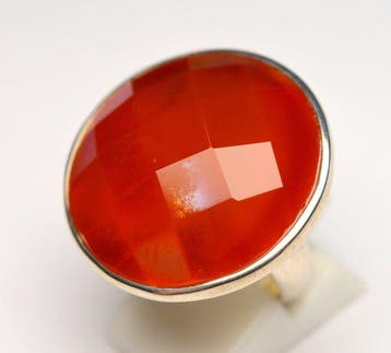925 zilver - Ring - Fire Agate