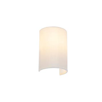 Moderne wandlamp wit - Simple Drum Jute, Verzenden, Nieuw