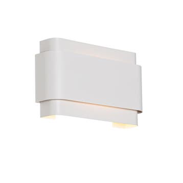 Industriële wandlamp wit 2-lichts - Coen, Verzenden, Nieuw