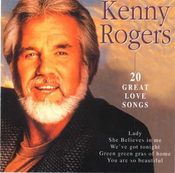 cd - Kenny Rogers - 20 Great Love Songs, Verzenden, Zo goed als nieuw