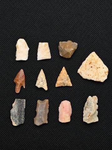 Neolithisch Verzameling van 11 prehistorische Saharaanse, Verzamelen