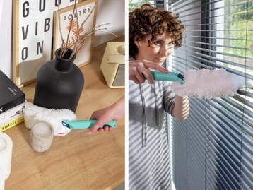 Leifheit Superduster plumeau navulling - microvezel - 50x, Ophalen of Verzenden
